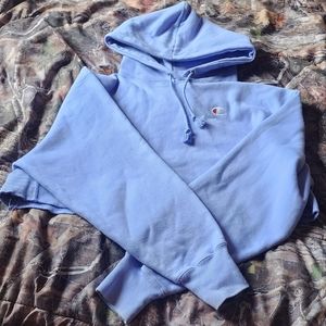 Champion cropped hoodie